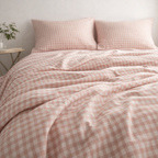 100% French Linen 4 Piece Duvet Cover Set - Luxury Washed Linen Bedding with Fitted Sheet