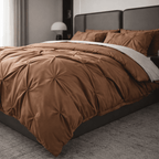 Thickened Ruffled Korean Style Brushed Microfiber Bedding Duvet Cover Set