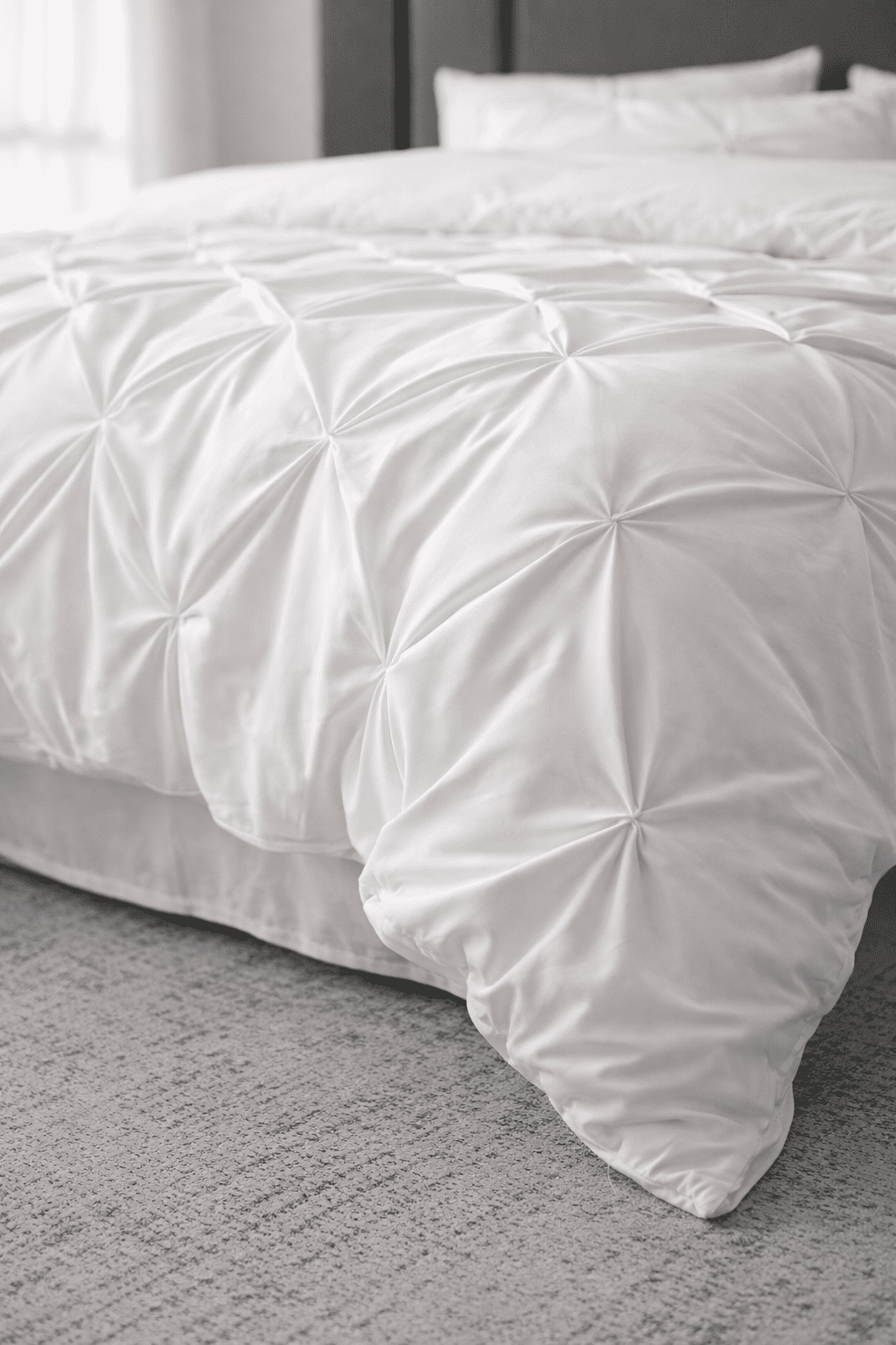 Thickened Ruffled Korean Style Brushed Microfiber Bedding Duvet Cover Set