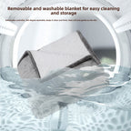 Adjustable Heated Electric Blanket - Soft Wool Fabric Warming Throw