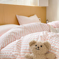 Striped Washed Cotton Bedding Set - Soft Breathable Comfort Set