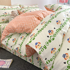 Cotton Bedding Set - Soft Breathable Premium 4-Piece Bed Sheet Set