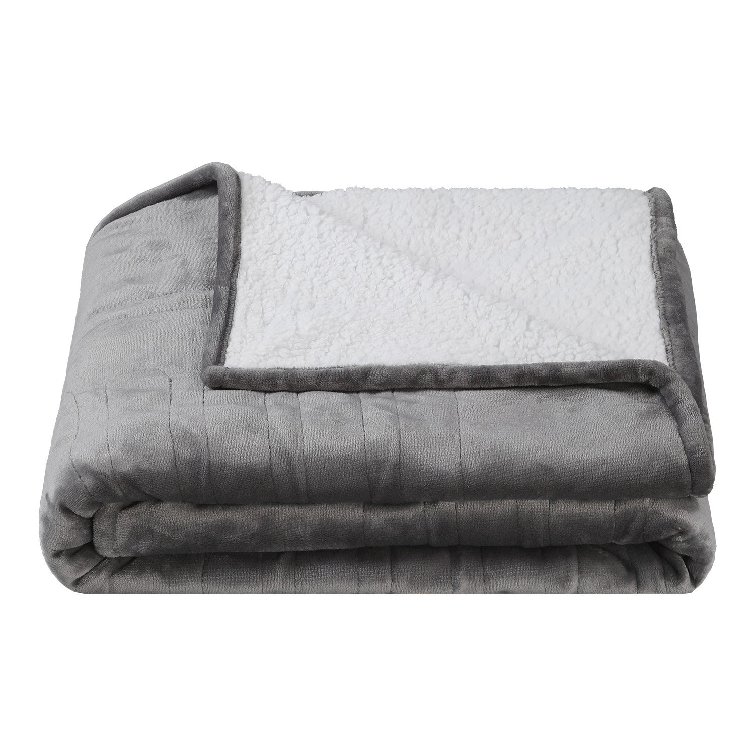 Adjustable Heated Electric Blanket - Soft Wool Fabric Warming Throw