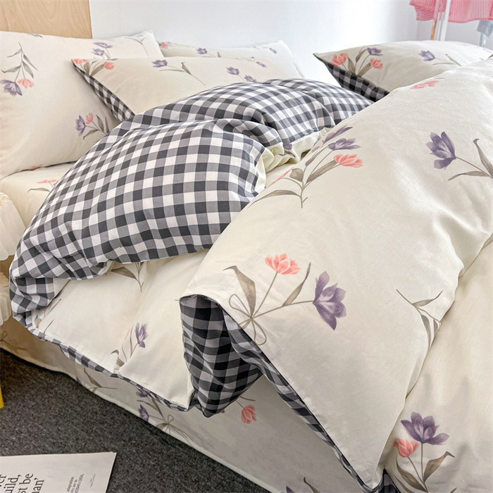 Cotton Bedding Set - Soft Breathable Premium 4-Piece Bed Sheet Set