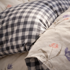 Blanc Cotton Set | Premium Cotton Duvet Cover Set, 4-Piece Soft Breathable Hotel Bedding - Banxia Breeze