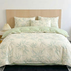 Blanc Cotton Set | Premium Cotton Duvet Cover Set, 4-Piece Soft Breathable Hotel Bedding - Ye Qu