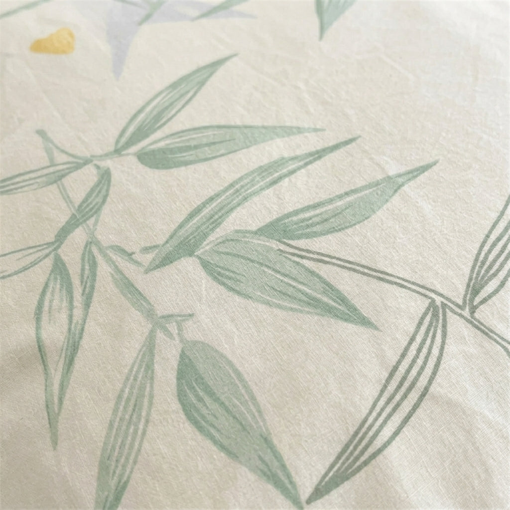 Blanc Cotton Set | Premium Cotton Duvet Cover Set, 4-Piece Soft Breathable Hotel Bedding - Ye Qu
