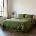 Chambord Linen Set | 100% French Linen Duvet Cover Set - Luxury Washed Linen Bedding