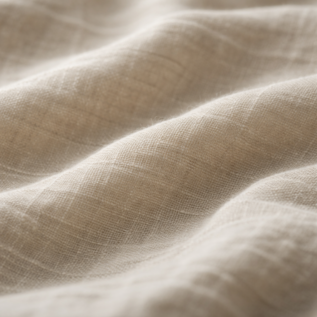 Chambord Linen Set | 100% French Linen Duvet Cover Set - Luxury Washed Linen Bedding - Rain Dew Hemp Natural / Beige Color 