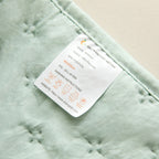 Mistral Quilt | Cooling Summer Comforter - Ultrasonic Quilted Lightweight Breathable Quilt - Bean Green Color