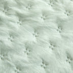 Mistral Quilt | Cooling Summer Comforter - Ultrasonic Quilted Lightweight Breathable Quilt - Bean Green Color