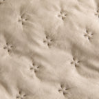 Mistral Quilt | Cooling Summer Comforter - Ultrasonic Quilted Lightweight Breathable Quilt - Beige Color