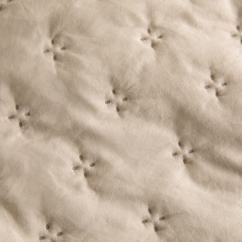 Mistral Quilt | Cooling Summer Comforter - Ultrasonic Quilted Lightweight Breathable Quilt - Beige Color