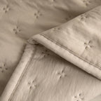 Mistral Quilt | Cooling Summer Comforter - Ultrasonic Quilted Lightweight Breathable Quilt - Beige Color