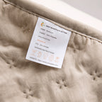 Mistral Quilt | Cooling Summer Comforter - Ultrasonic Quilted Lightweight Breathable Quilt - Beige Color