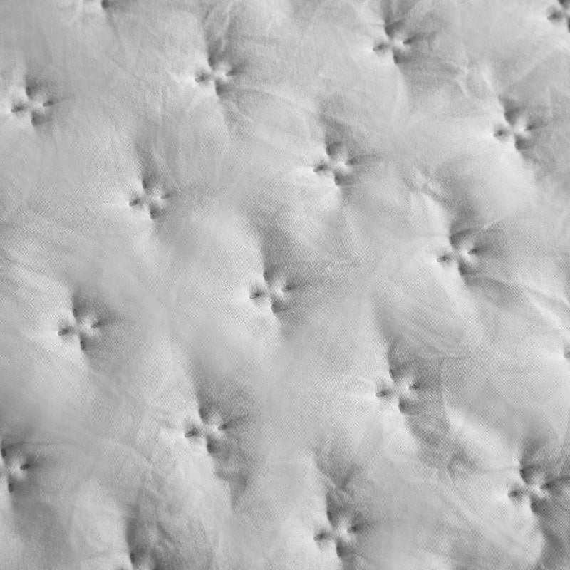 Mistral Quilt | Cooling Summer Comforter - Ultrasonic Quilted Lightweight Breathable Quilt - Light Gray Color