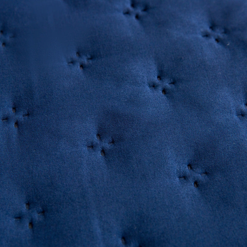 Mistral Quilt | Cooling Summer Comforter - Ultrasonic Quilted Lightweight Breathable Quilt - Navy Blue Color