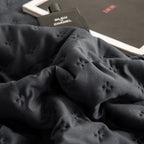 Mistral Quilt | Cooling Summer Comforter - Ultrasonic Quilted Lightweight Breathable Quilt - Dark Gray Color