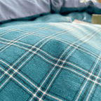 Nori Cotton Set | Japanese Style Washed Cotton Duvet Cover, Button Closure Bedding Set - Baolange