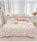 Soja Quilt | Soybean Fiber Cooling Comforter - Sustainable Bedding, Silky Breathable Summer Quilt - Manta Rose