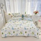 Soja Quilt | Soybean Fiber Cooling Comforter, Sustainable Bedding, Silky Breathable Summer Quilt - Dinosaur Planet