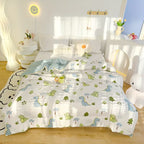 Soja Quilt | Soybean Fiber Cooling Comforter, Sustainable Bedding, Silky Breathable Summer Quilt - Dinosaur Planet