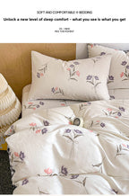 Cotton Bedding Set - Soft Breathable Premium 4-Piece Bed Sheet Set