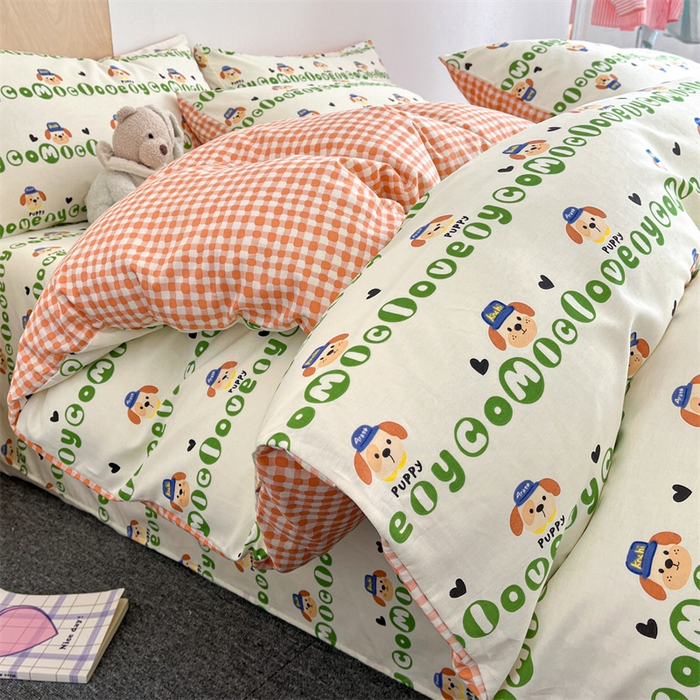 Cotton Bedding Set - Soft Breathable Premium 4-Piece Bed Sheet Set