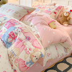 Cotton Bedding Set - Soft Breathable Premium 4-Piece Bed Sheet Set