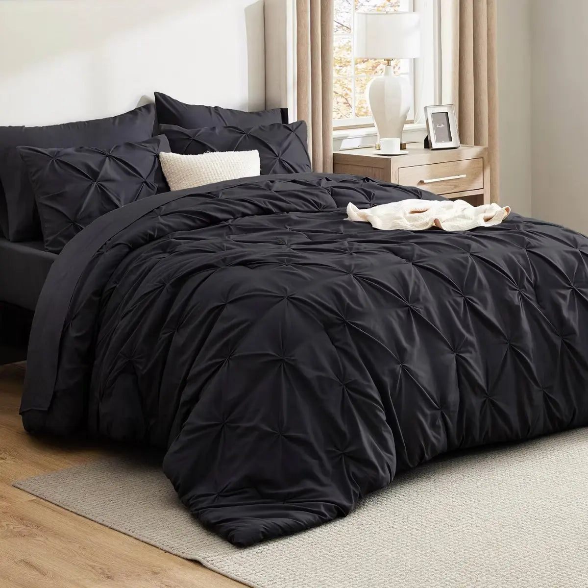 Thickened Ruffled Korean Style Brushed Microfiber Bedding Duvet Cover Set