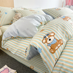 Cotton Bedding Set - Soft Breathable Premium 4-Piece Bed Sheet Set