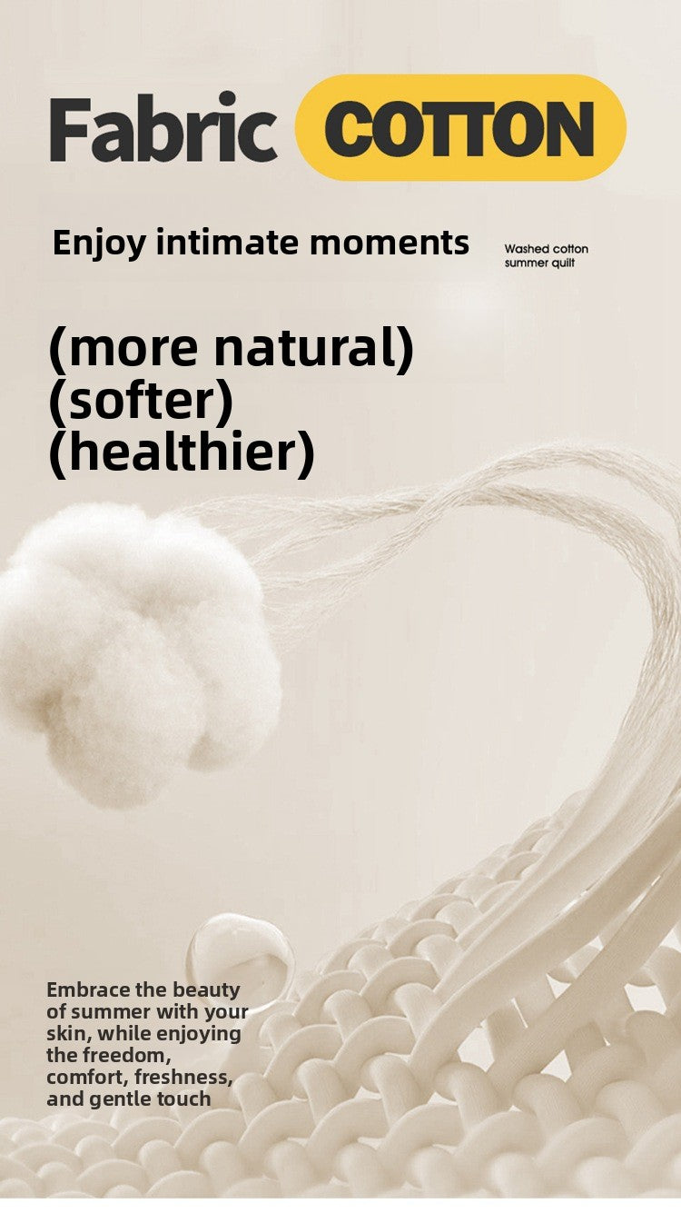 Lightweight Air-conditioned Pure Cotton Summer Quilt