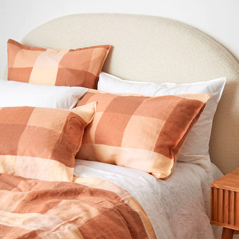 100% French Linen 4 Piece Duvet Cover Set - Luxury Washed Linen Bedding with Fitted Sheet