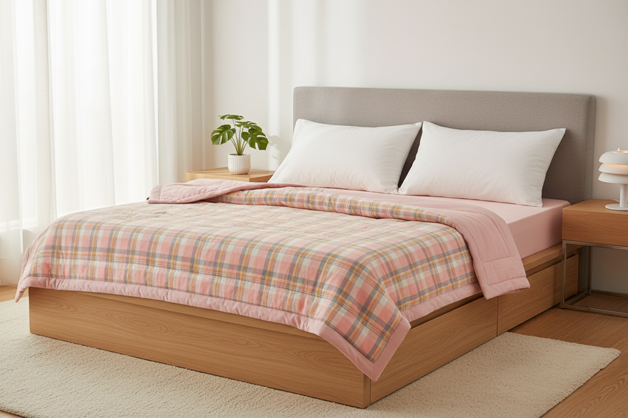 Jianxi Pink - Enhanced bedroom scene